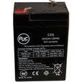 Battery Clerk AJC®  Jiming JM-6M4.5AC 6V 5Ah Sealed Lead Acid Battery AJC-C5S-A-1-155313